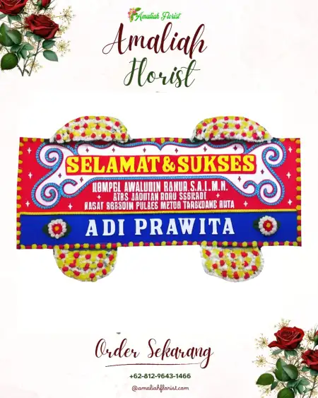Papan Bunga Ucapan Selamat Bedanpete